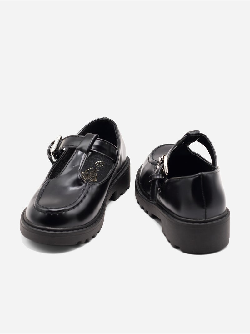 Mocassins à boucle Noir mat - Kiabi
