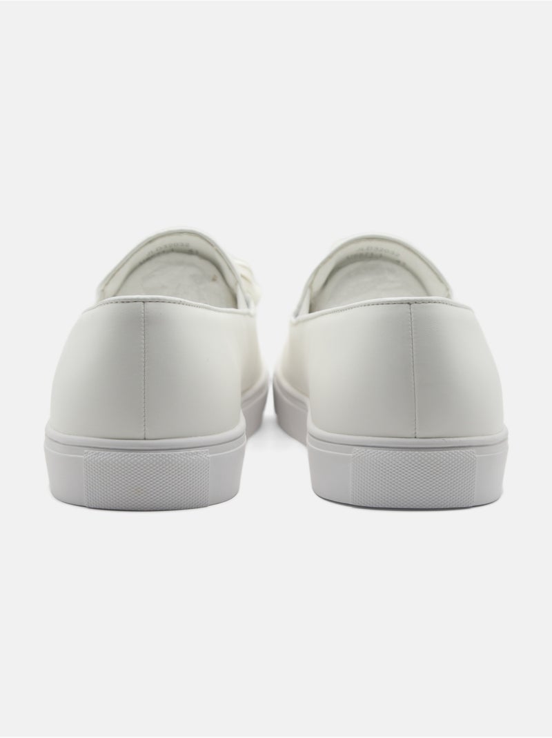Mocassins à enfiler - Uomo Blanc - Kiabi