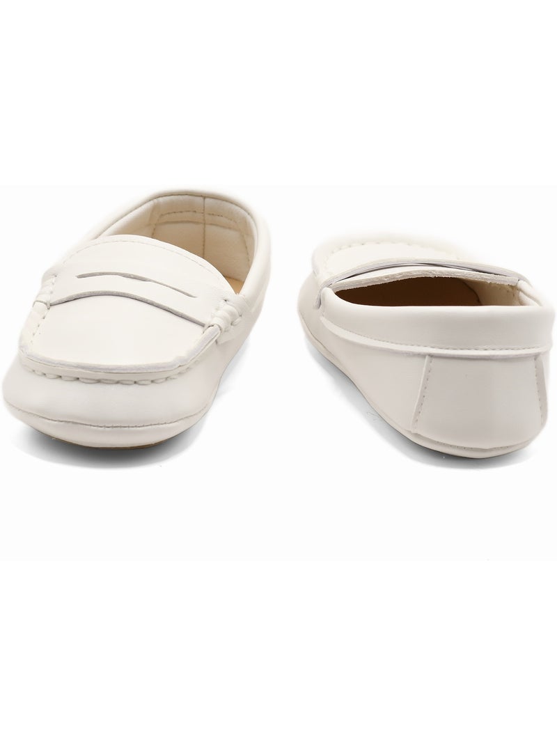 Mocassins à enfiler Blanc - Kiabi