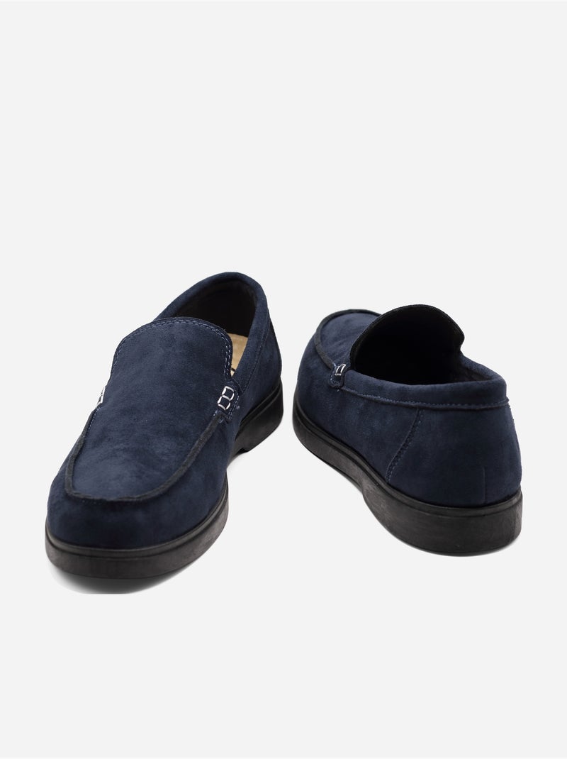 Mocassins à enfiler Bleu foncé - Kiabi