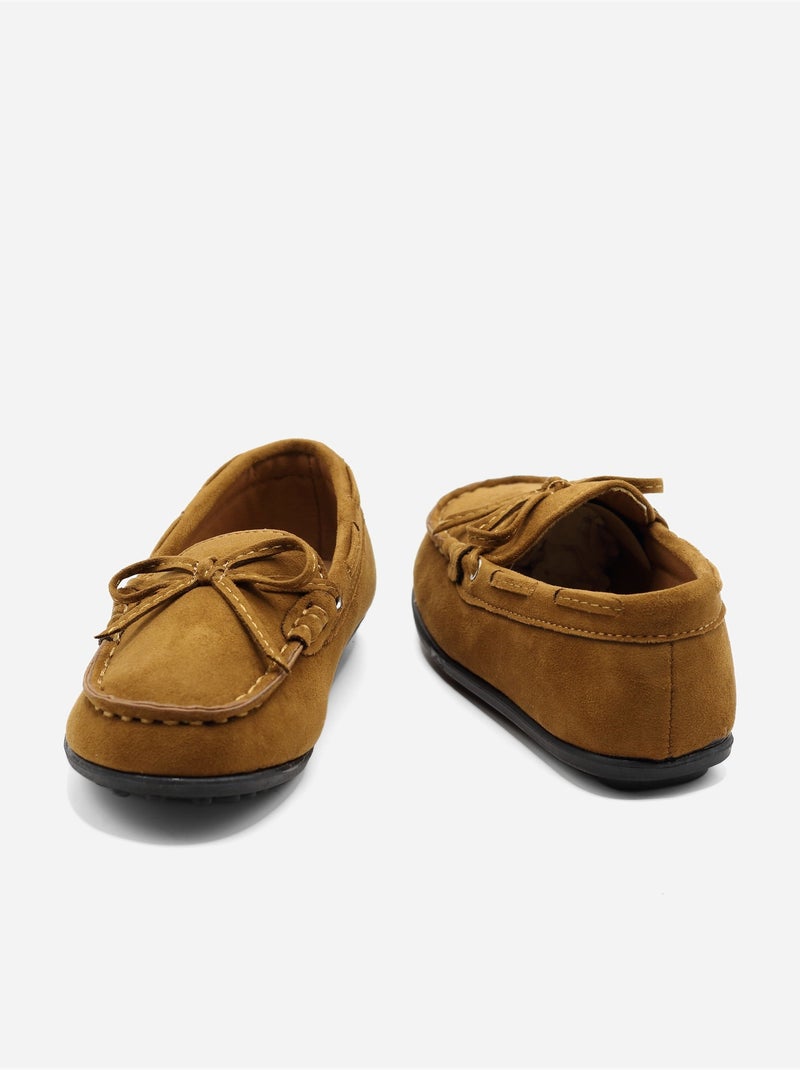 Mocassins à enfiler Camel - Kiabi