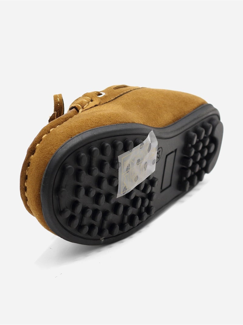 Mocassins à enfiler Camel - Kiabi
