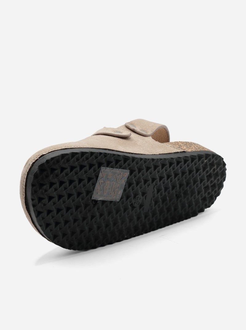 Mocassins à enfiler Kaki - Kiabi
