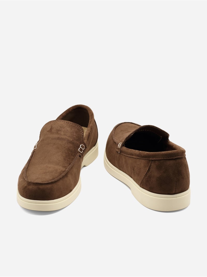 Mocassins à enfiler Marron - Kiabi