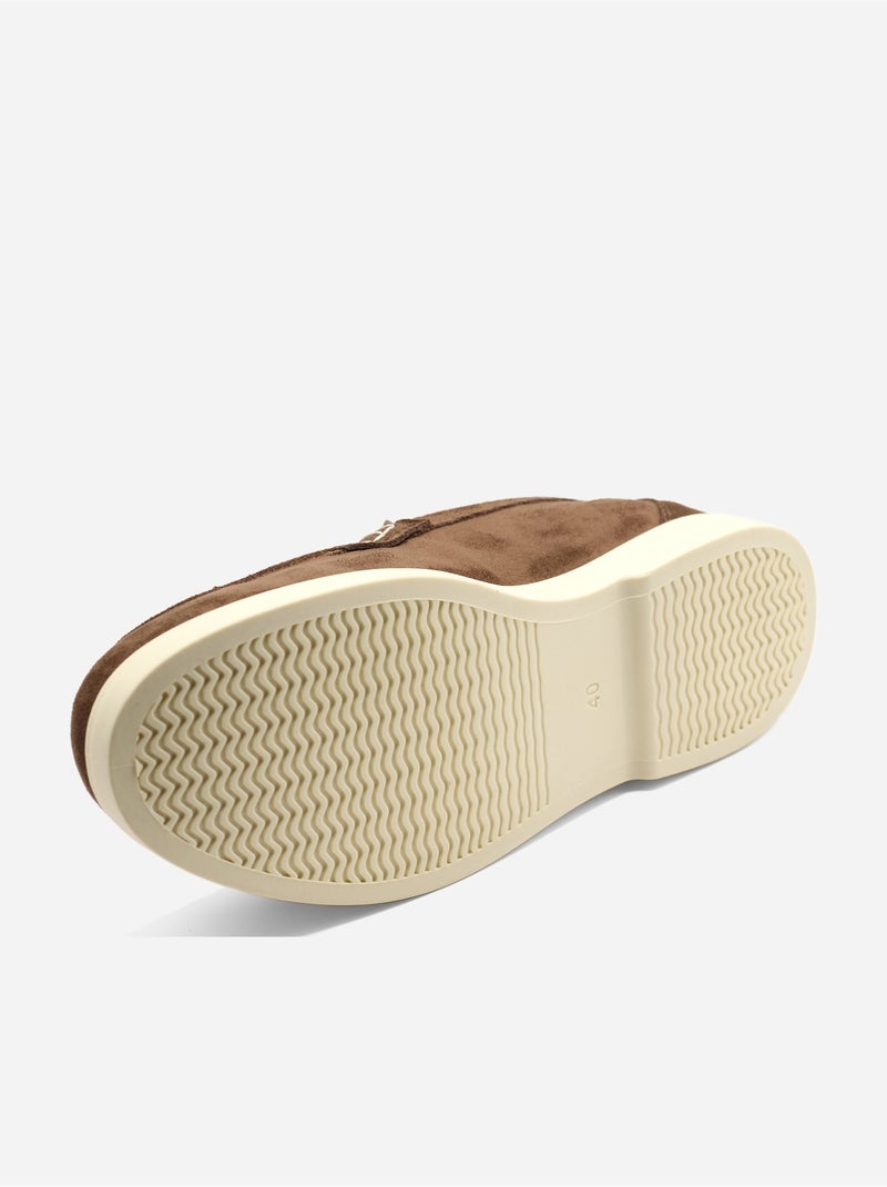 Mocassins à enfiler Marron - Kiabi