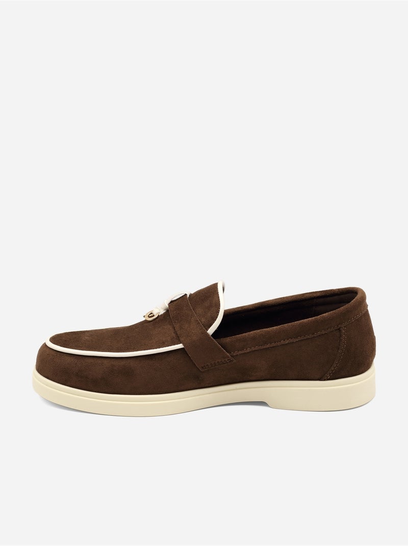 Mocassins à enfiler Marron - Kiabi