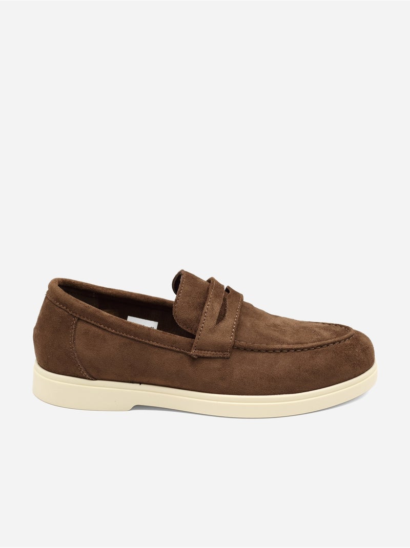 Mocassins à enfiler Marron - Kiabi