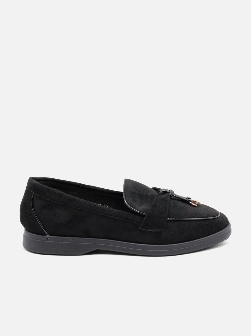 Mocassins à enfiler Noir - Kiabi