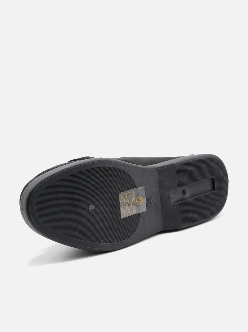 Mocassins à enfiler Noir - Kiabi