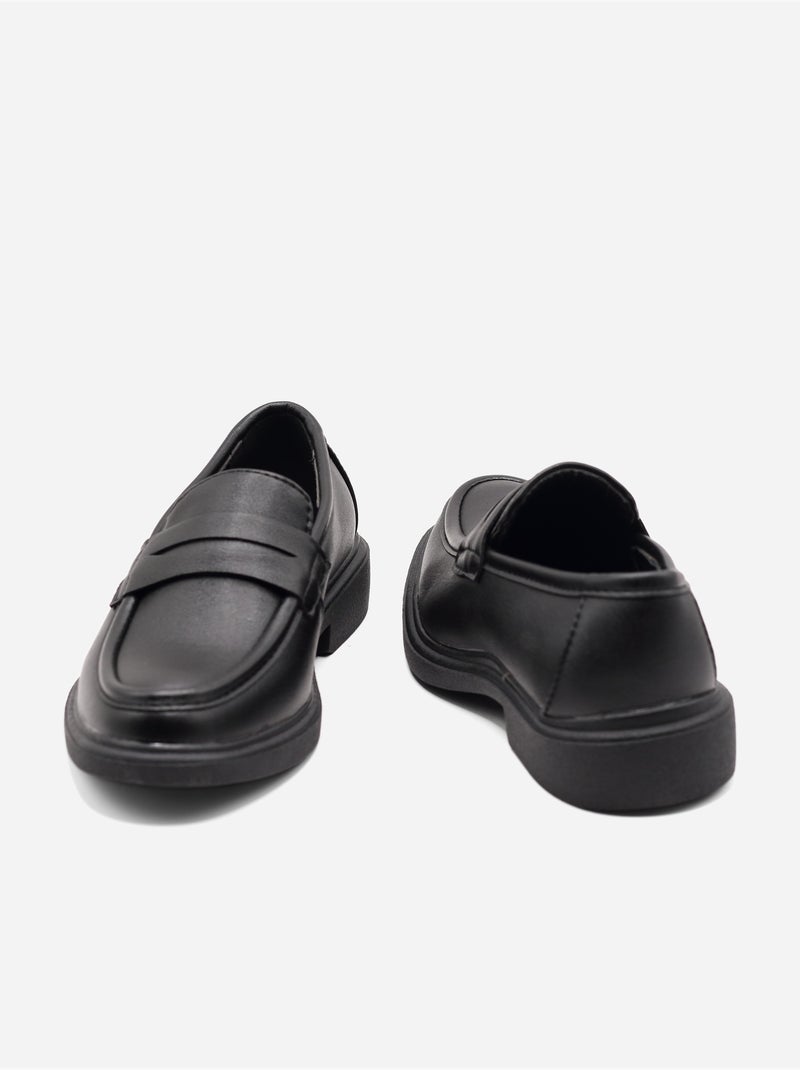 Mocassins à enfiler Noir - Kiabi