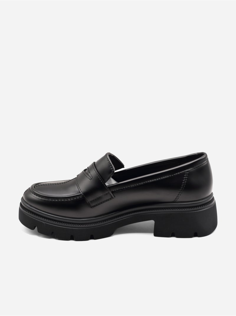 Mocassins à enfiler Noir - Kiabi