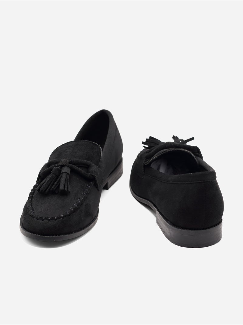 Mocassins à enfiler Noir - Kiabi