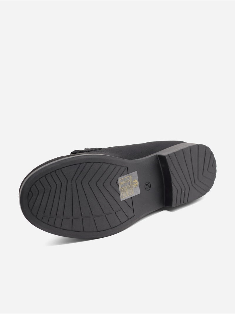Mocassins à enfiler Noir - Kiabi
