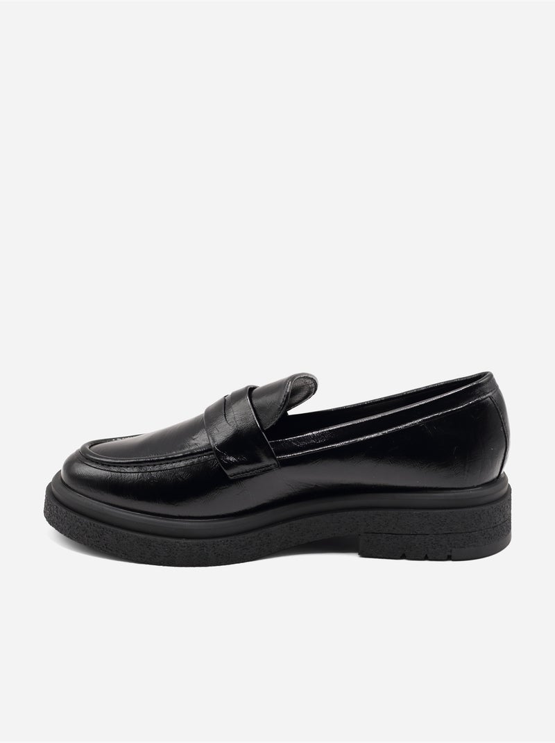 Mocassins à enfiler Noir - Kiabi