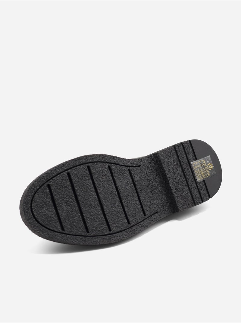 Mocassins à enfiler Noir - Kiabi
