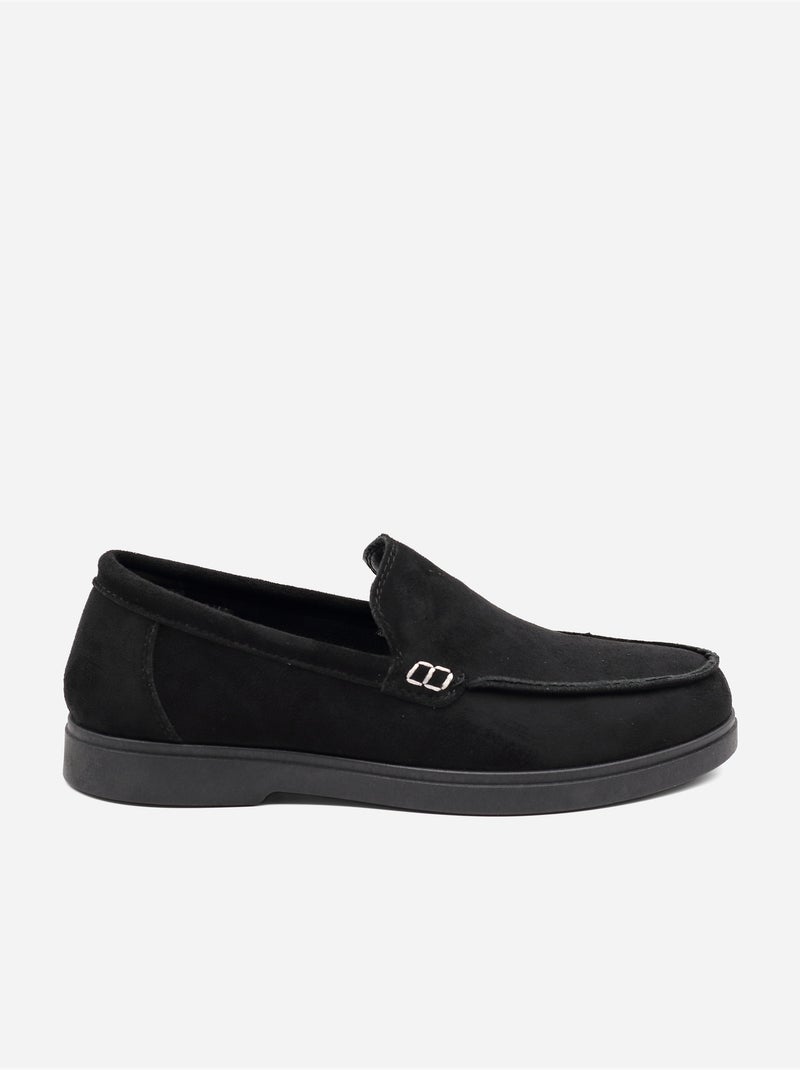 Mocassins à enfiler Noir - Kiabi
