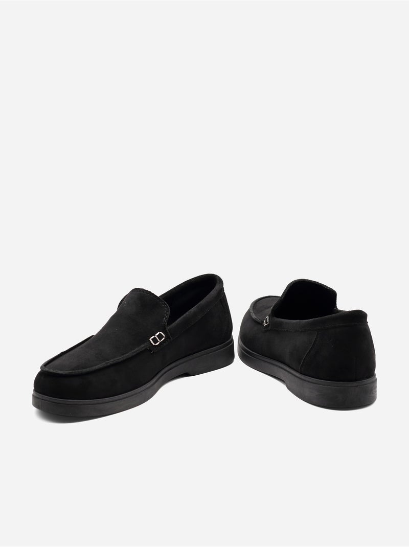 Mocassins à enfiler Noir - Kiabi