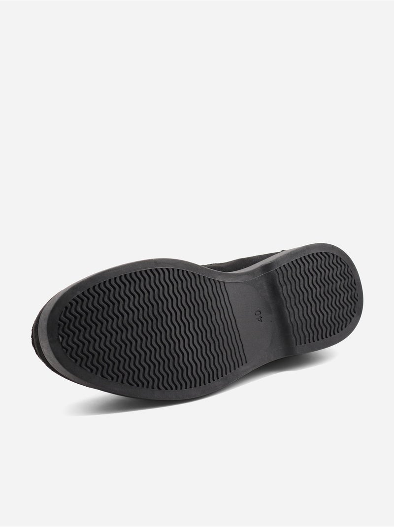 Mocassins à enfiler Noir - Kiabi