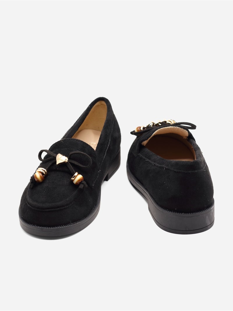 Mocassins à enfiler Noir - Kiabi