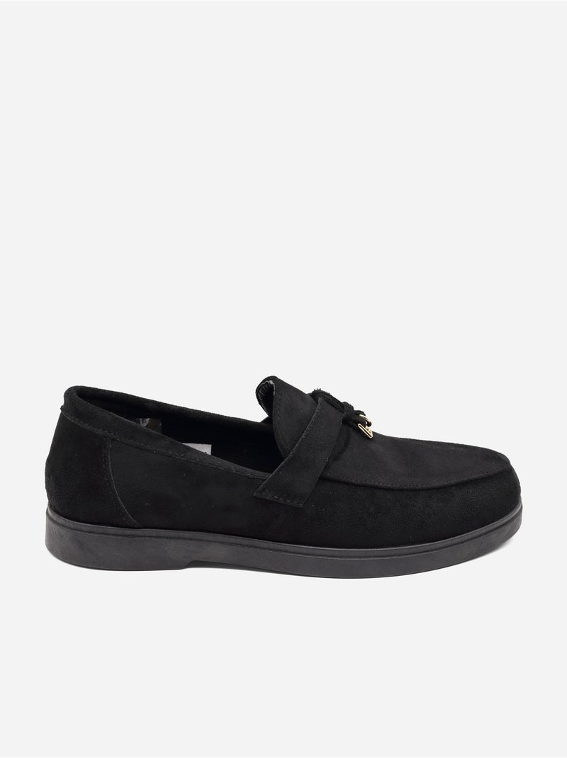 Mocassins à enfiler Noir - Kiabi