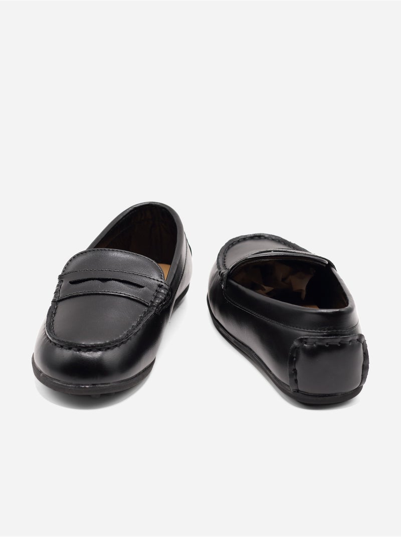 Mocassins à enfiler Noir - Kiabi