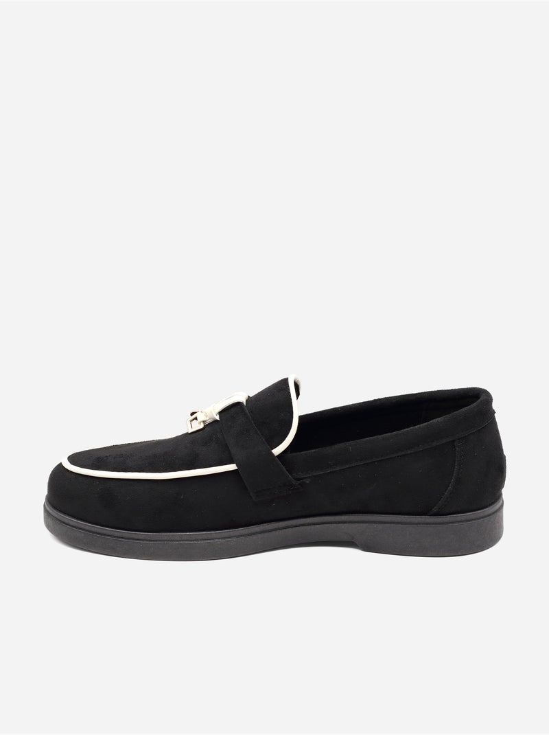 Mocassins à enfiler Noir - Kiabi