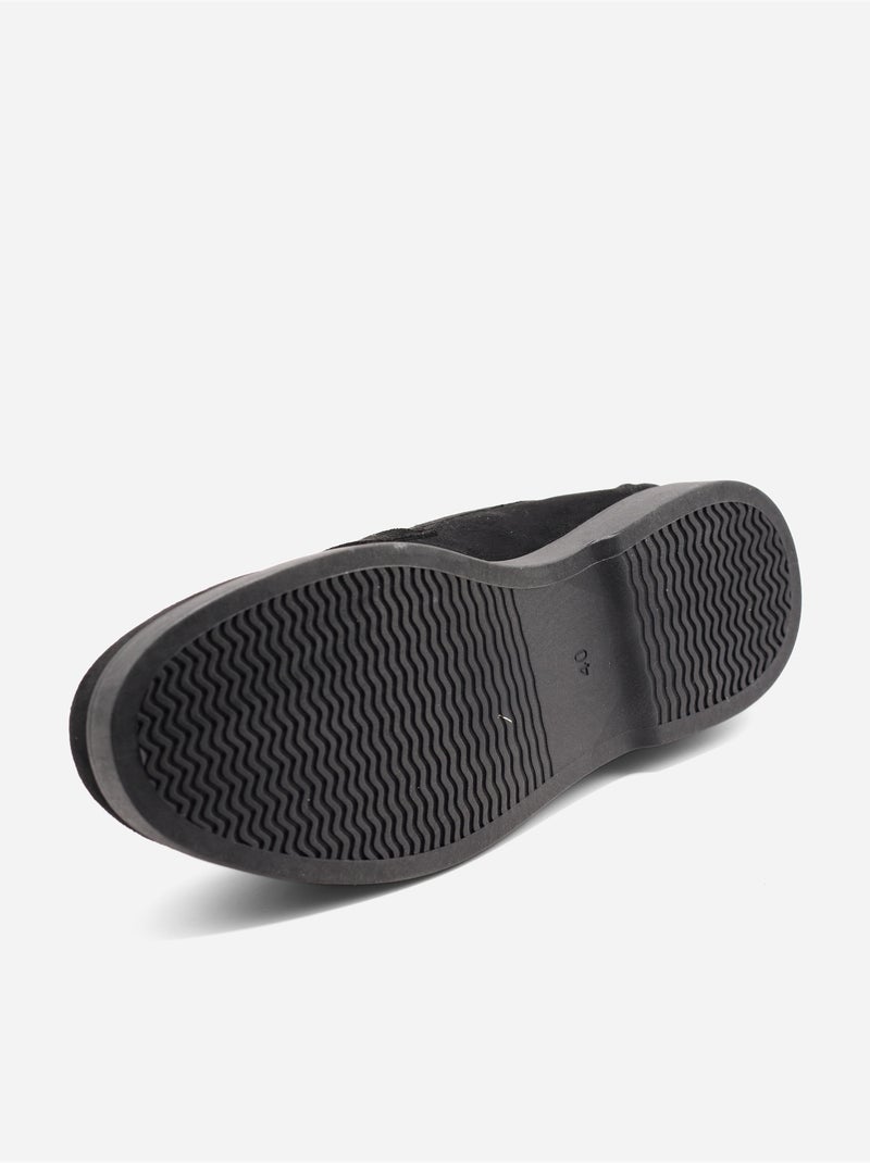 Mocassins à enfiler Noir - Kiabi