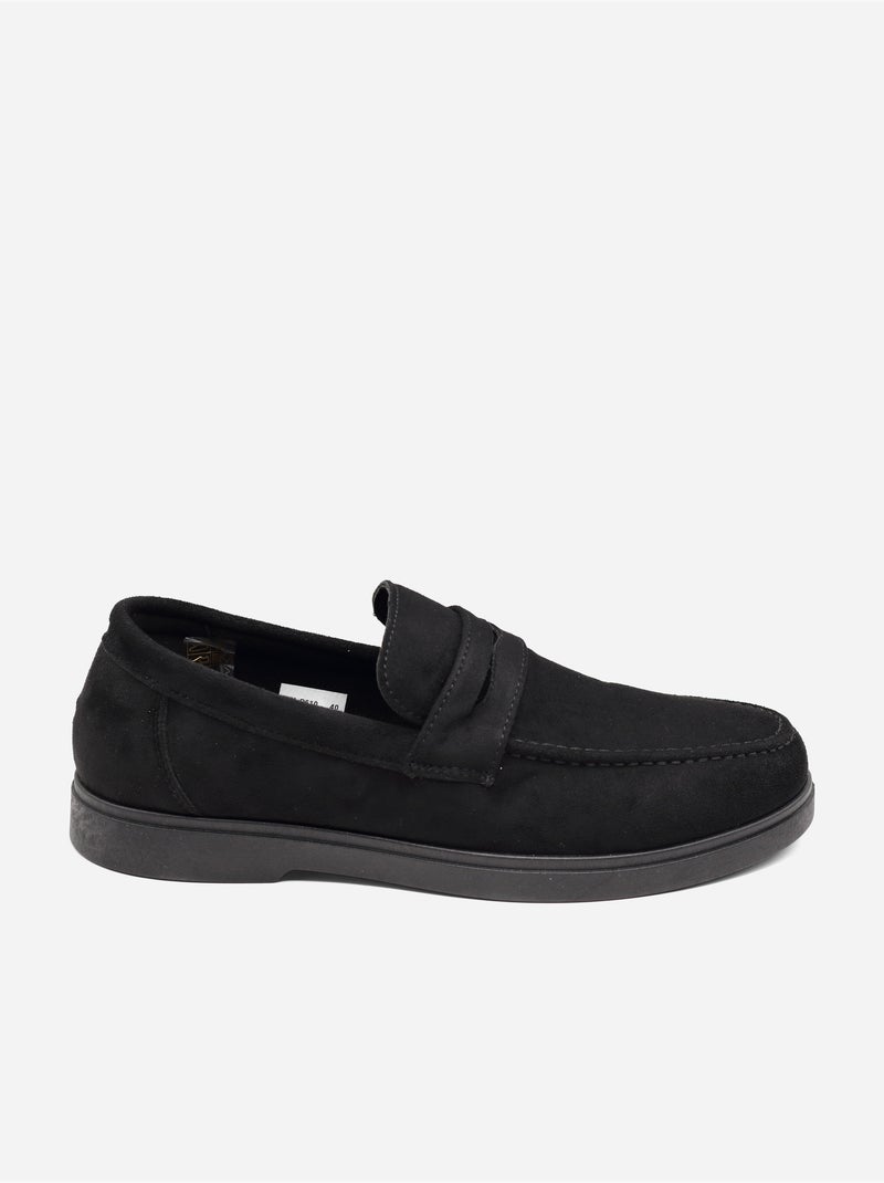 Mocassins à enfiler Noir - Kiabi