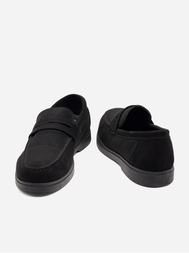 Mocassins à enfiler Noir - Kiabi