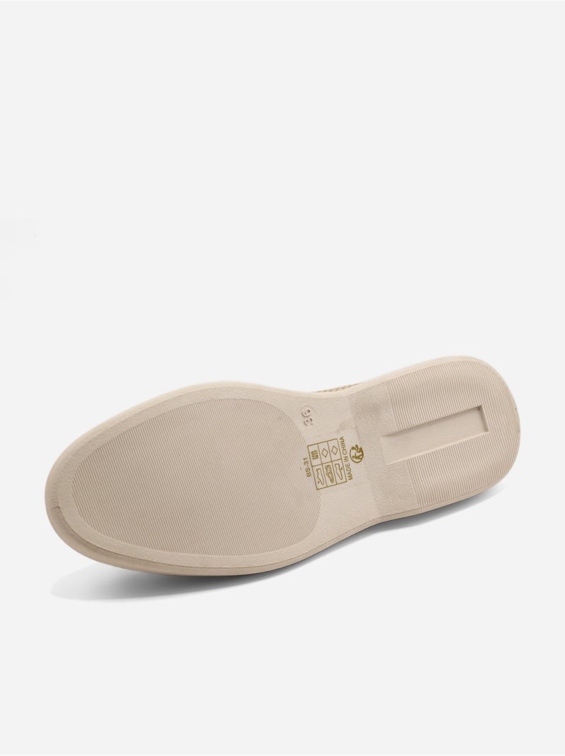 Mocassins à enfiler Taupe - Kiabi