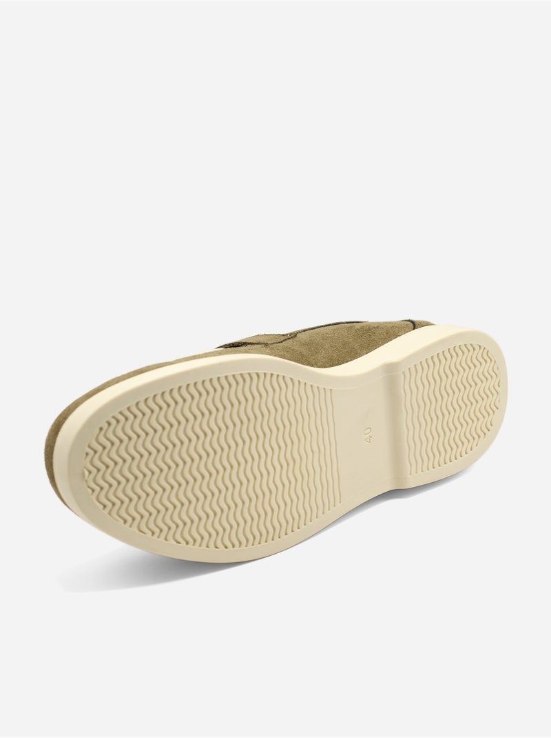 Mocassins à enfiler Vert - Kiabi