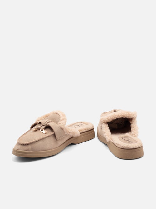 Mocassins à fausse fourrure - Kiabi Mocassins à fausse fourrure - Kiabi