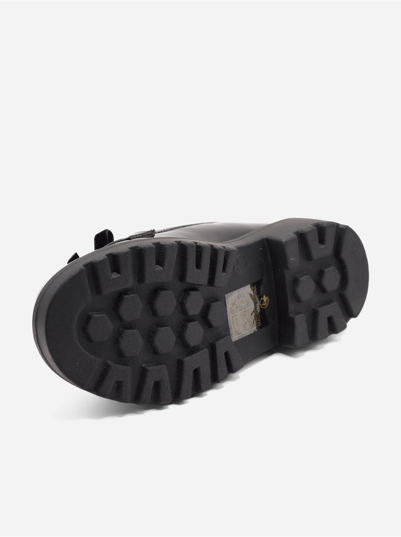 Mocassins à finition brillante Noir - Kiabi