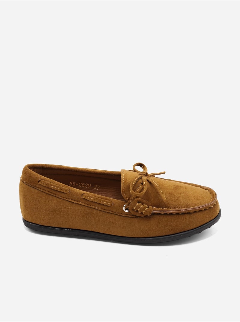 Mocassins à noeuds Camel - Kiabi