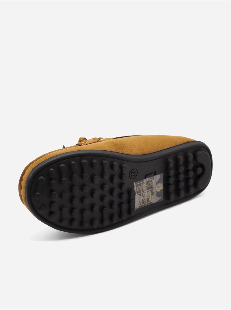 Mocassins à noeuds Camel - Kiabi