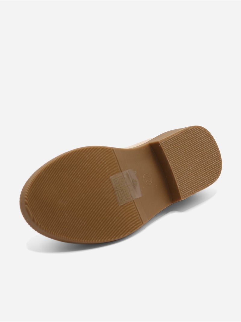 Mocassins à noeuds Crème - Kiabi