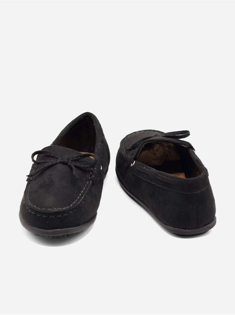 Mocassins à noeuds Noir - Kiabi