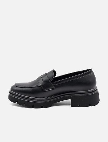 Mocassins à semelle épaisse