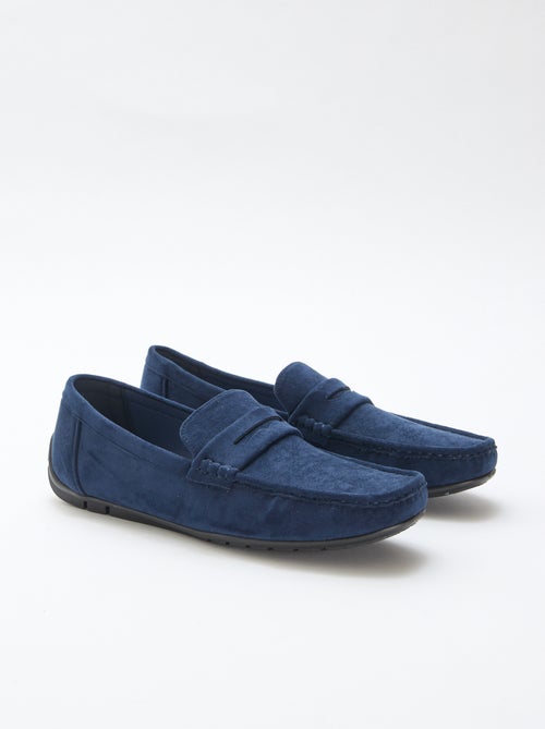 Mocassins bateau effet suédine - Kiabi