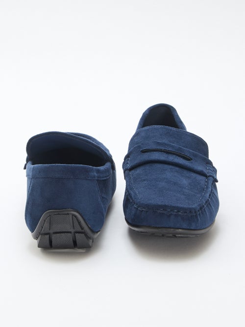 Mocassins bateau effet suédine - Kiabi