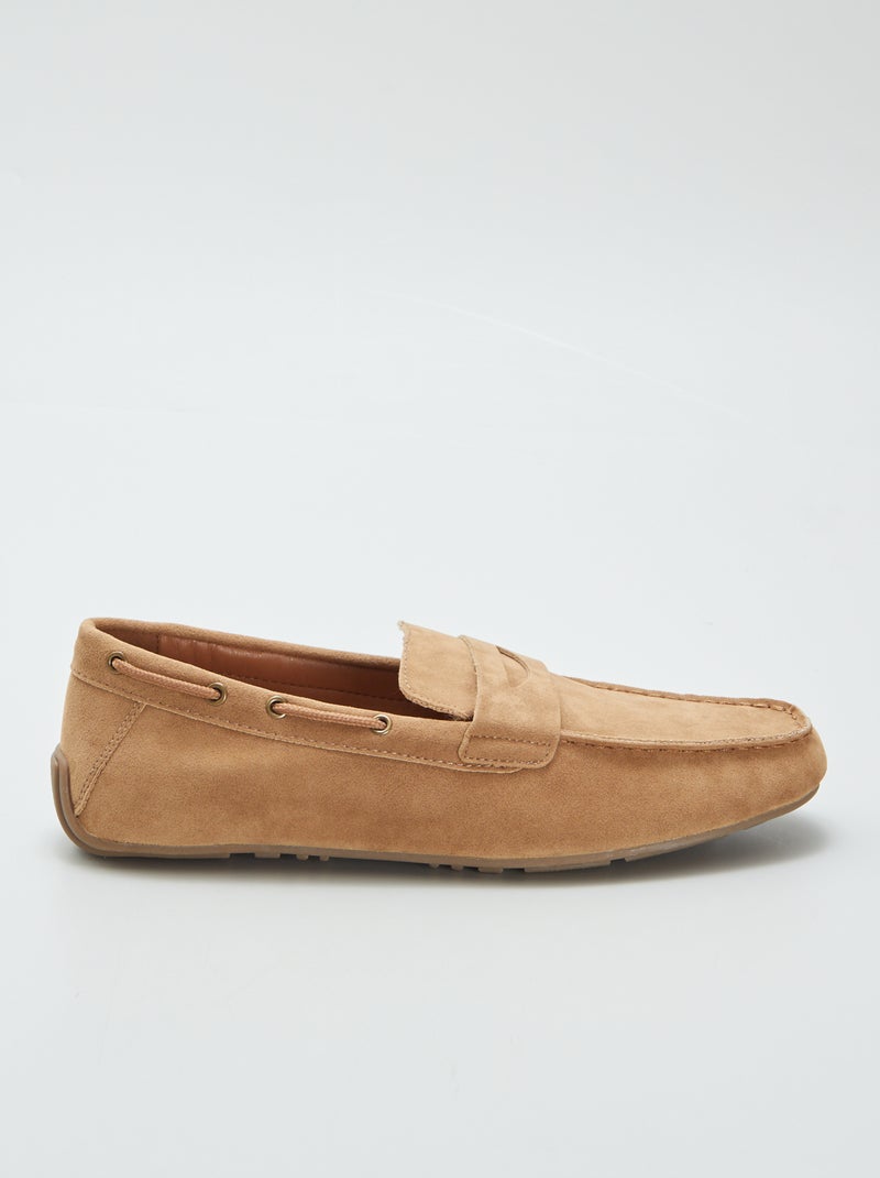 Mocassins bateau Marron - Kiabi