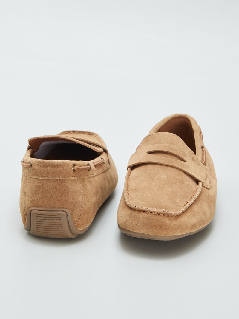 Mocassins bateau Marron - Kiabi