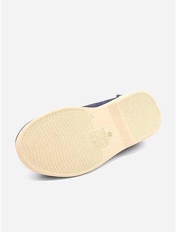 Mocassins effet daim
