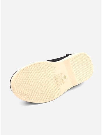 Mocassins effet daim