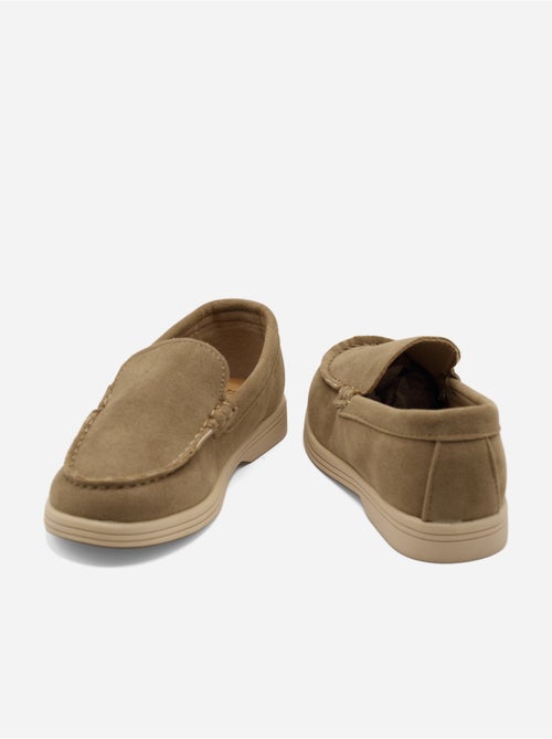 Mocassins effet daim - Kiabi