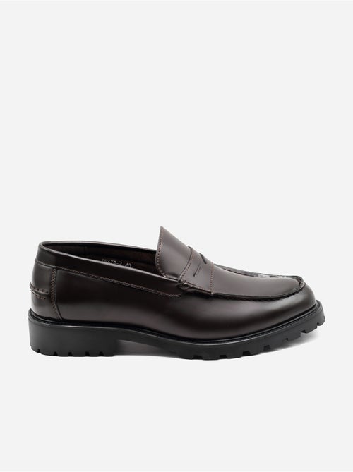 Mocassins en cuir - Uomo - Kiabi