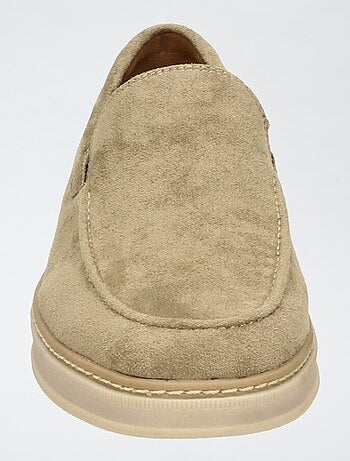 Mocassins en suédine