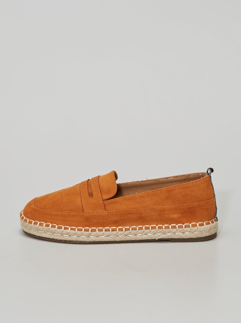 Mocassins en suédine camel - Kiabi
