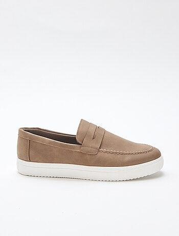 Mocassins en suédine
