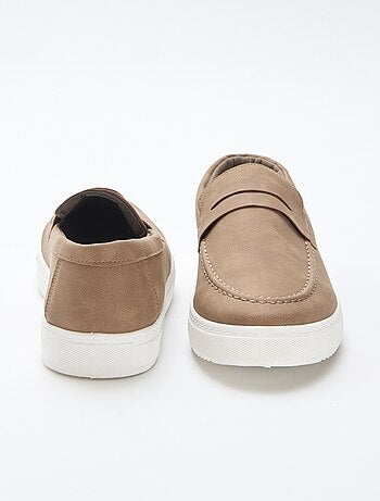 Mocassins en suédine